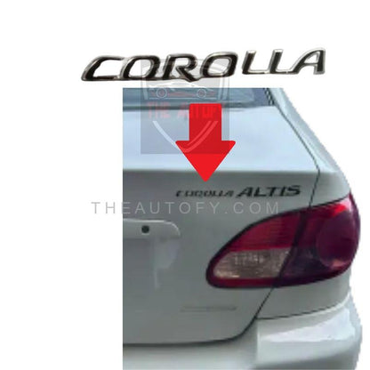 Corolla Sticker Logo Monogram For Altis 2005-2008