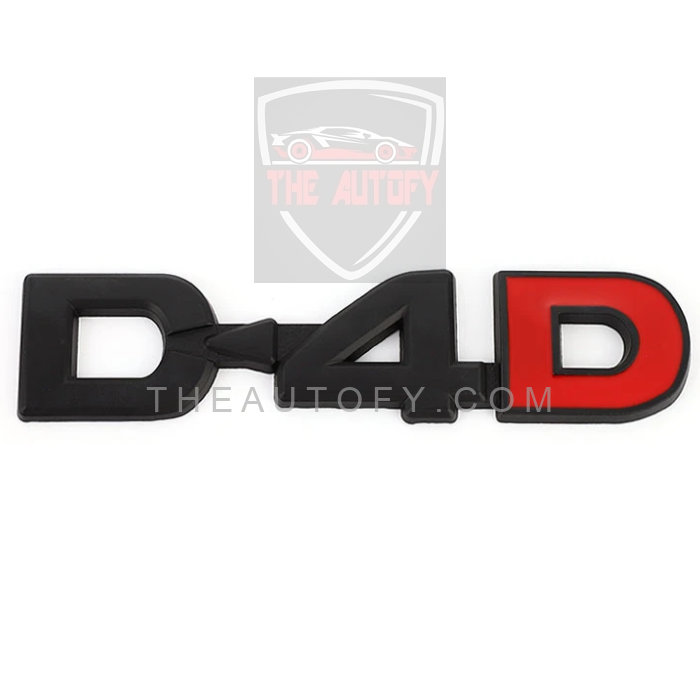D4D Matte Black Logo