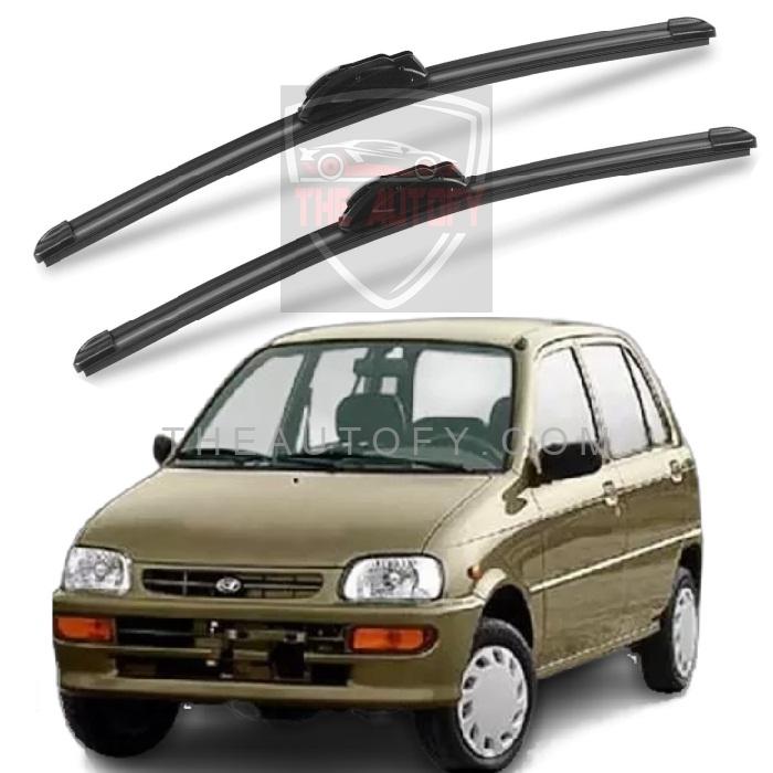 Daihatsu Cuore Windshield Wiper Blades 2pcs - Model 2000-2012