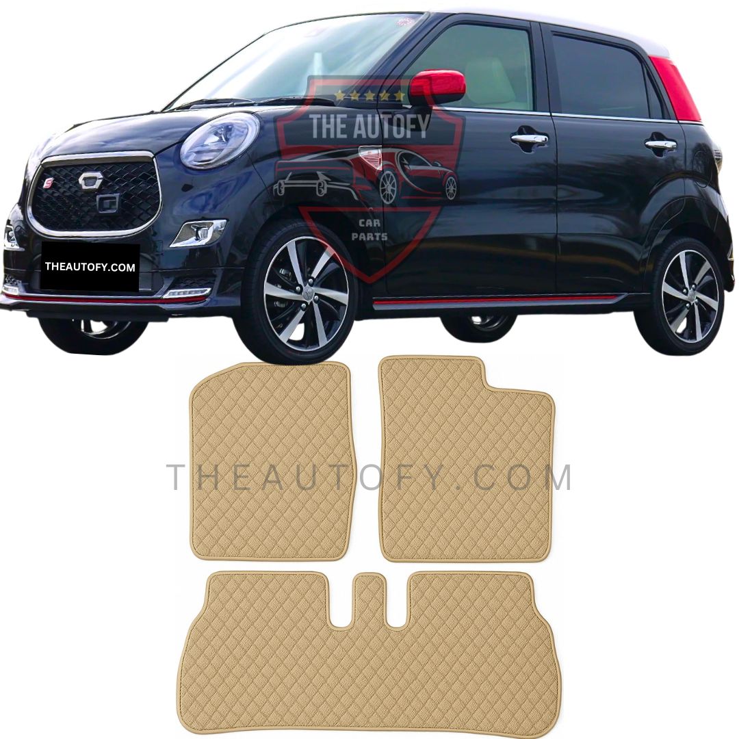 Daihatsu Cast Rexine Floor Mats - Model 2015-2023