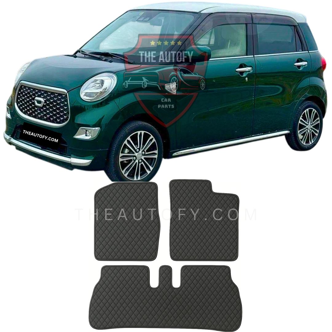 Daihatsu Cast Rexine Floor Mats - Model 2015-2023