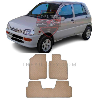 Daihatsu Cuore Floor Mats - Model 2000-2012