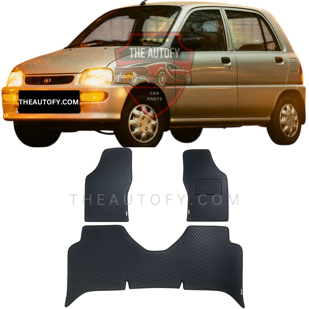Daihatsu Cuore Rexine Floor Mats - Model 2000-2012