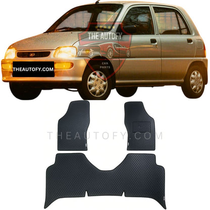 Daihatsu Cuore Rexine Floor Mats - Model 2000-2012