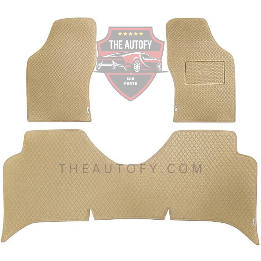 Daihatsu Cuore Rexine Floor Mats - Model 2000-2012