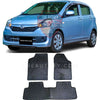 DaihatsuMiraeSLA300PremiumLuxuryDiamond7DFlatFloorMatsSetBlack-_7