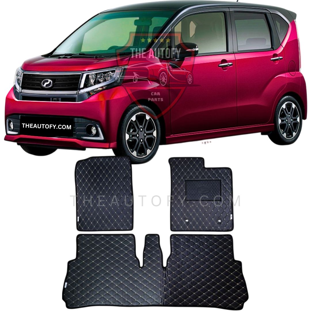 Daihatsu Move 7D Flat Floor Mats - Model 2014-2025