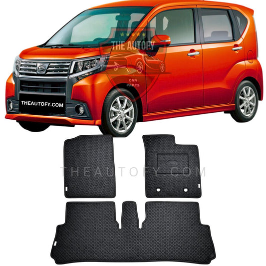 Daihatsu Move Rexine Floor Mats - Model 2014-2025