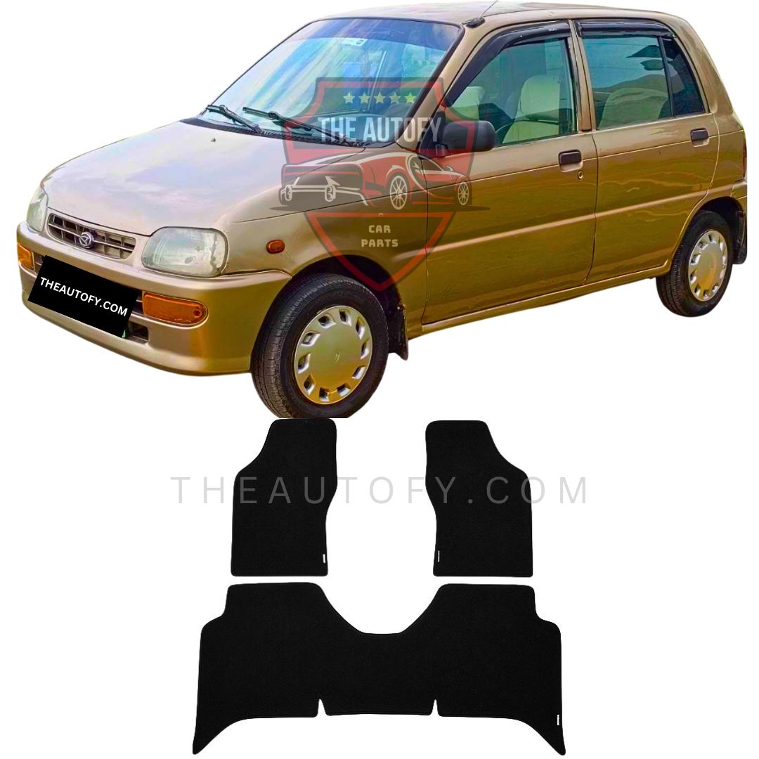 Daihatsu Cuore Premium Carpet Floor Mats - Model 2000-2012