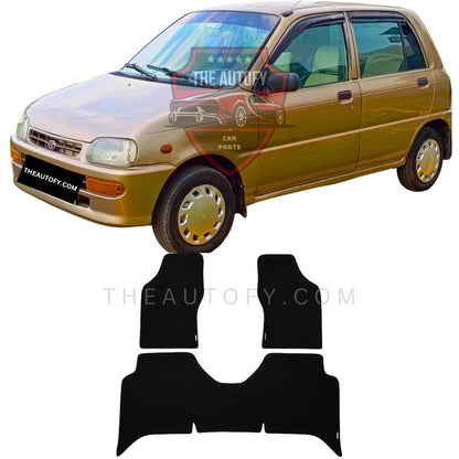 Daihatsu Cuore Premium Carpet Floor Mats - Model 2000-2012