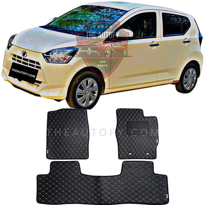 Daihatsu Mira e:s 7D Flat Floor Mats - Model 2017-2025