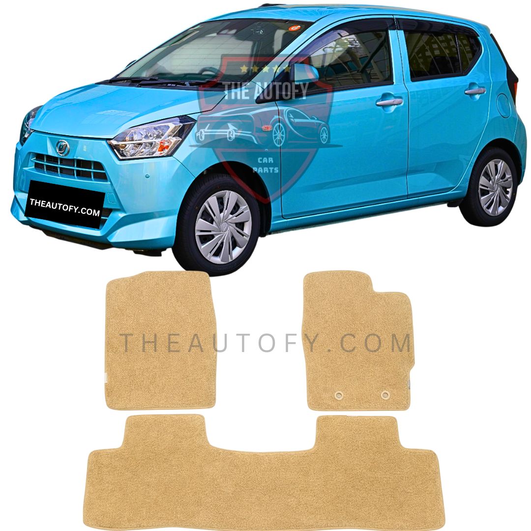 Daihatsu Mira e:s Premium Carpet Floor Mats - Model 2017-2025