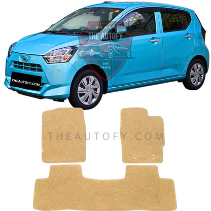 Daihatsu Mira e:s Premium Carpet Floor Mats - Model 2017-2025