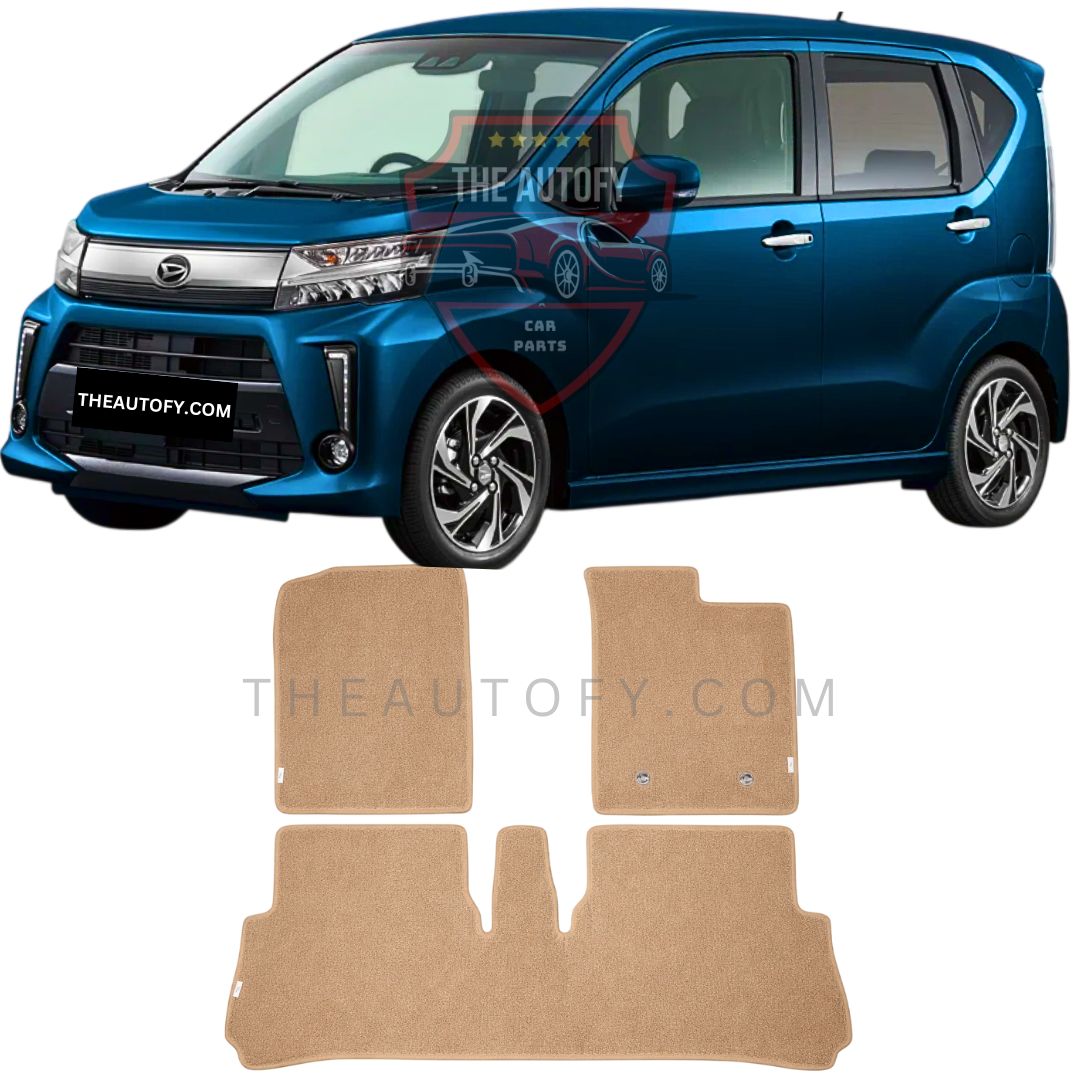 Daihatsu Move Premium Carpet Floor Mats - Model 2014-2025