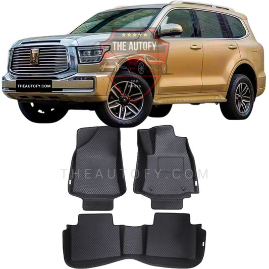Tank 500 Rexine Tray Floor Mats - Model 2024-2026