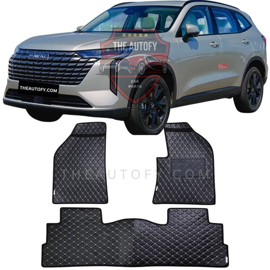 Haval H6 7D Flat Floor Mats - Model 2025-2026