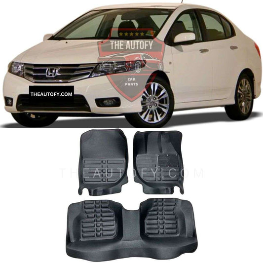 Honda City Floor Mats - Model 2009-2021 - THEAUTOFY.COM