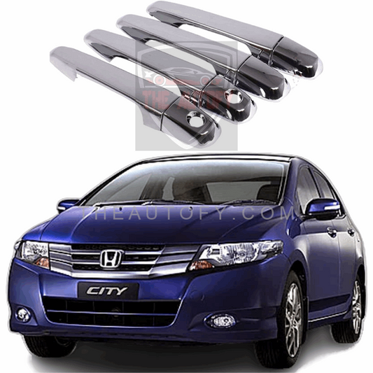 Honda City Chrome Door Handle Covers 4pcs - Model 2009-2021