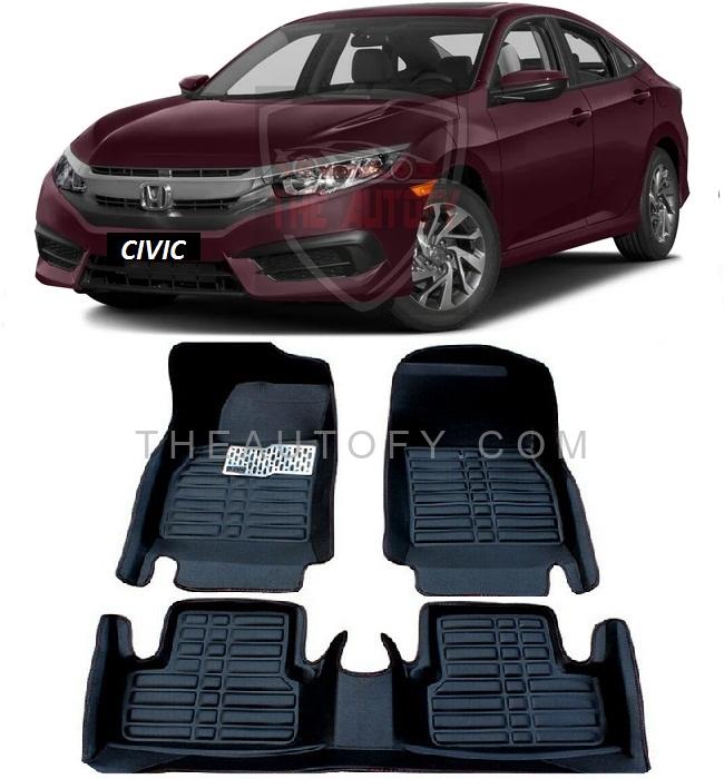 Honda Civic Floor Mats - Model 2016-2022