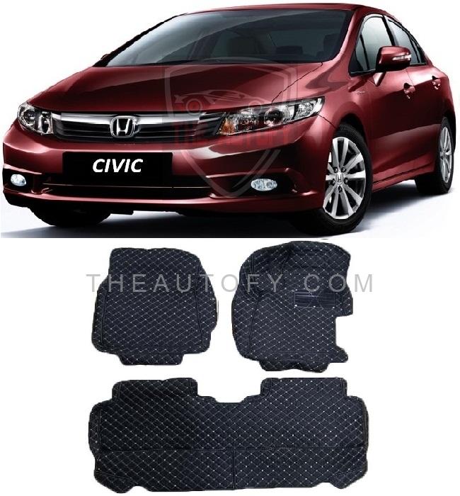 Honda Civic Floor Mats - Model 2012-2016