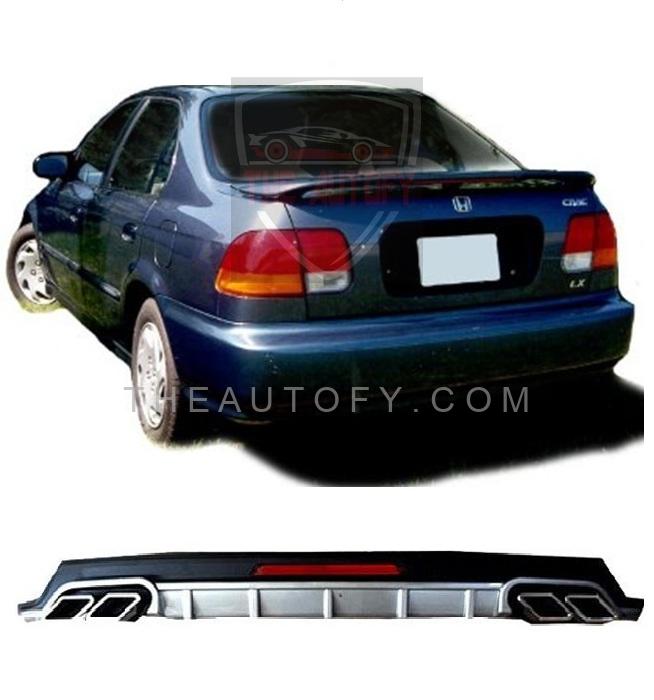 Honda Civic Rear Bumper Diffuser - Model 1996-2001