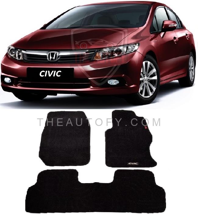 Honda Civic Floor Mats - Model 2012-2016