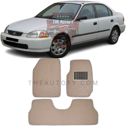 Honda Civic Floor Mats - Model 1996-2001