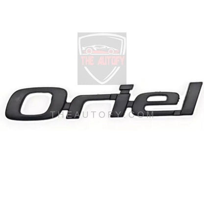 Honda Civic Oriel Chrome Matte Black Logo Model 2016-2022