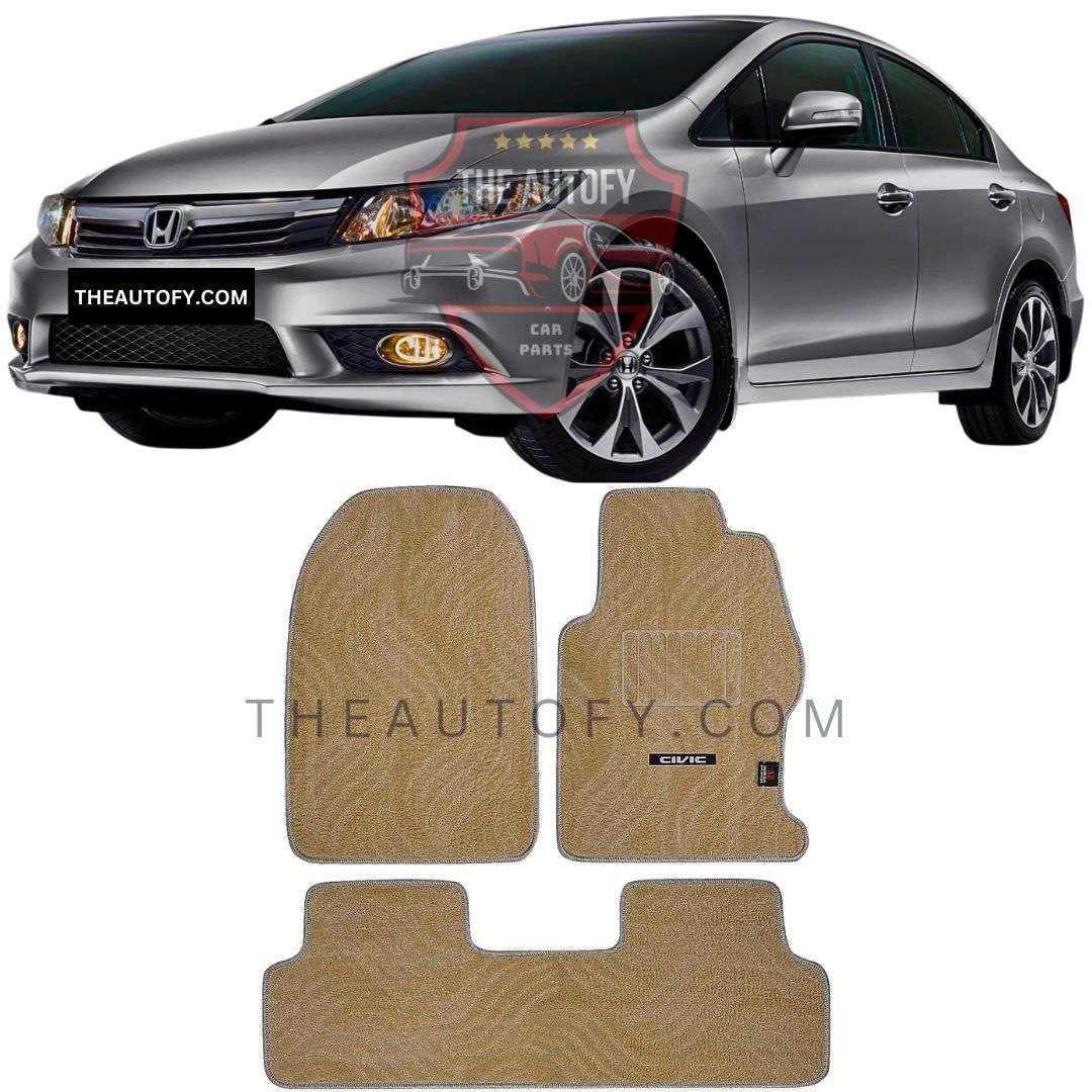 Honda Civic Floor Mats - Model 2012-2016 - THEAUTOFY.COM