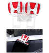 Honda-Red-Logo-Seat-Belt-Clip-Safety-Belt-Buckles-2pcs