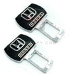 Honda-Seat-Belt-Clip-with-Logo-Black-Chrome