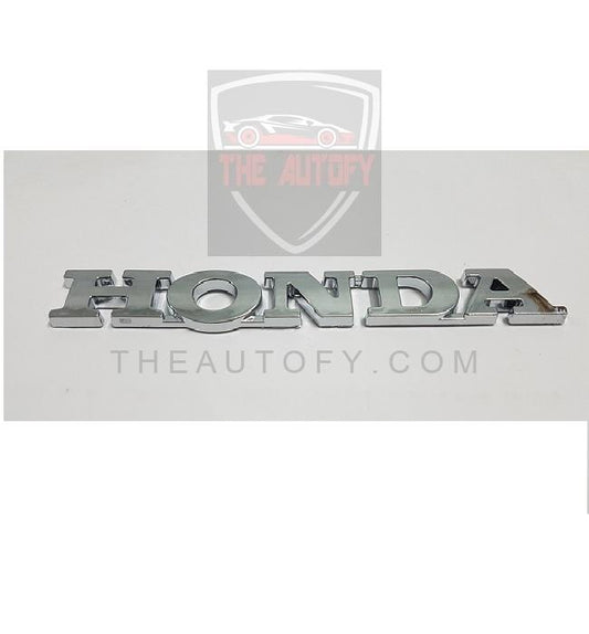 Honda Chrome Logo Monogram | Emblem