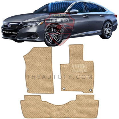 Honda Accord Rexine Floor Mats - Model 2019-2023