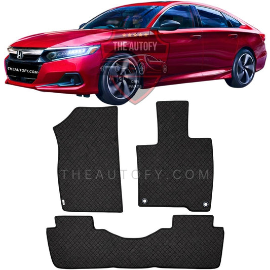 Honda Accord Rexine Floor Mats - Model 2019-2023