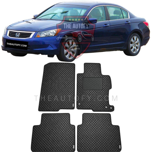 Honda Accord Rexine Floor Mats - Model 2008-2012