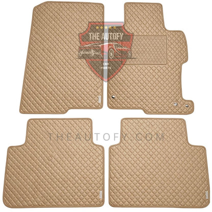Honda Accord Rexine Floor Mats - Model 2008-2012