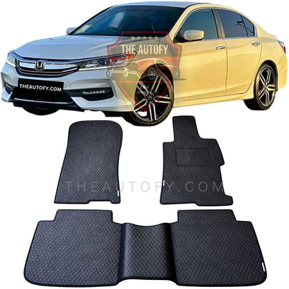 Honda Accord Rexine Floor Mats - Model 2013-2019