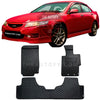 HondaAccordCL77DFlatRexineFloorMatsBlack