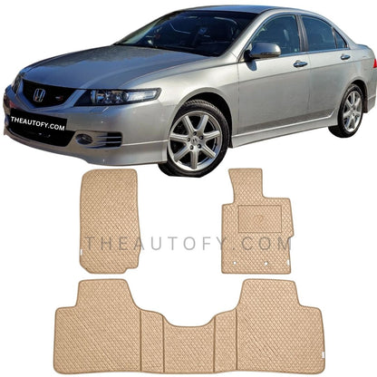 Honda Accord Rexine Floor Mats - Model 2002-2007