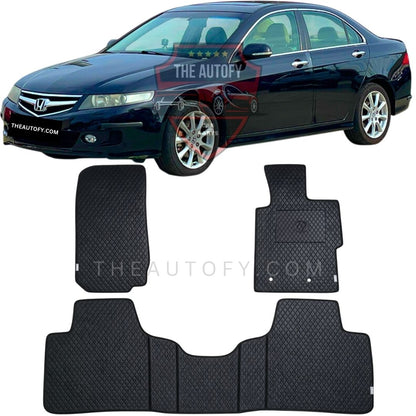 Honda Accord Rexine Floor Mats - Model 2002-2007