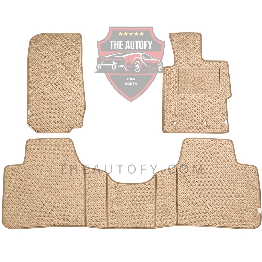 Honda Accord Rexine Floor Mats - Model 2002-2007