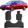 HondaAccordCM5RexineFloorMatsSetBlack