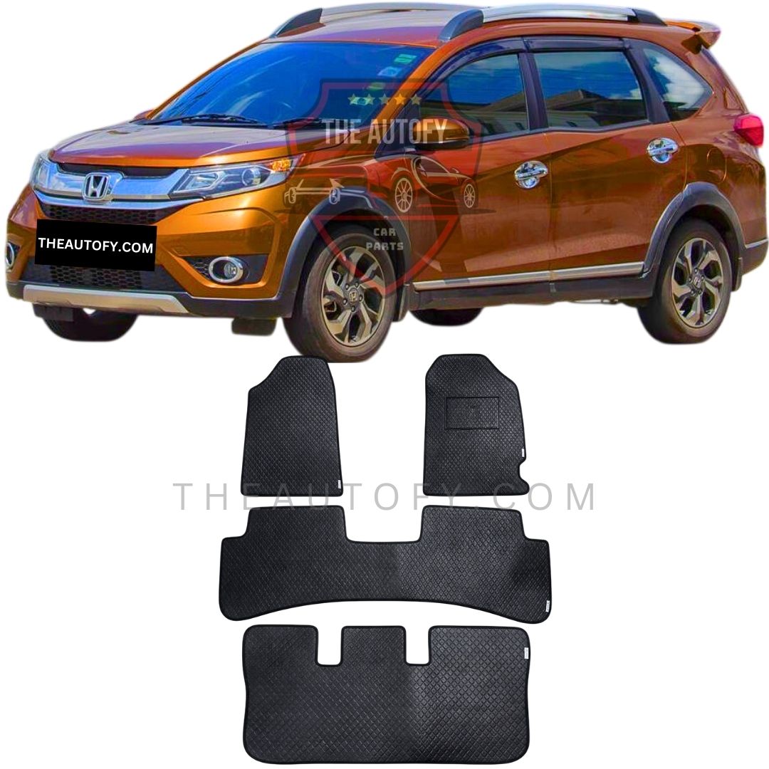 Honda BRV Rexine Floor Mats - Model 2017-2026