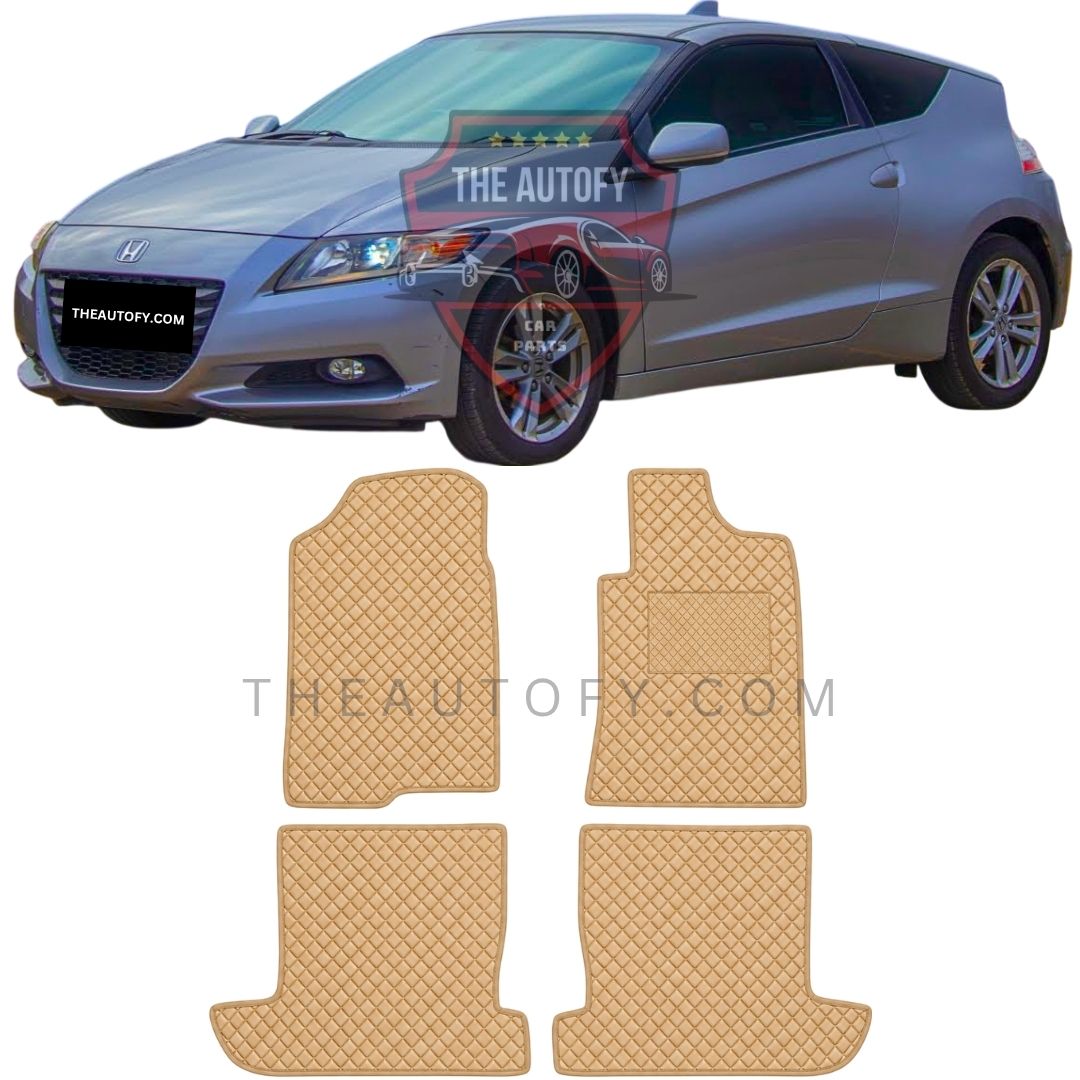 Honda CRZ Rexine Floor Mats - Model 2010-2016