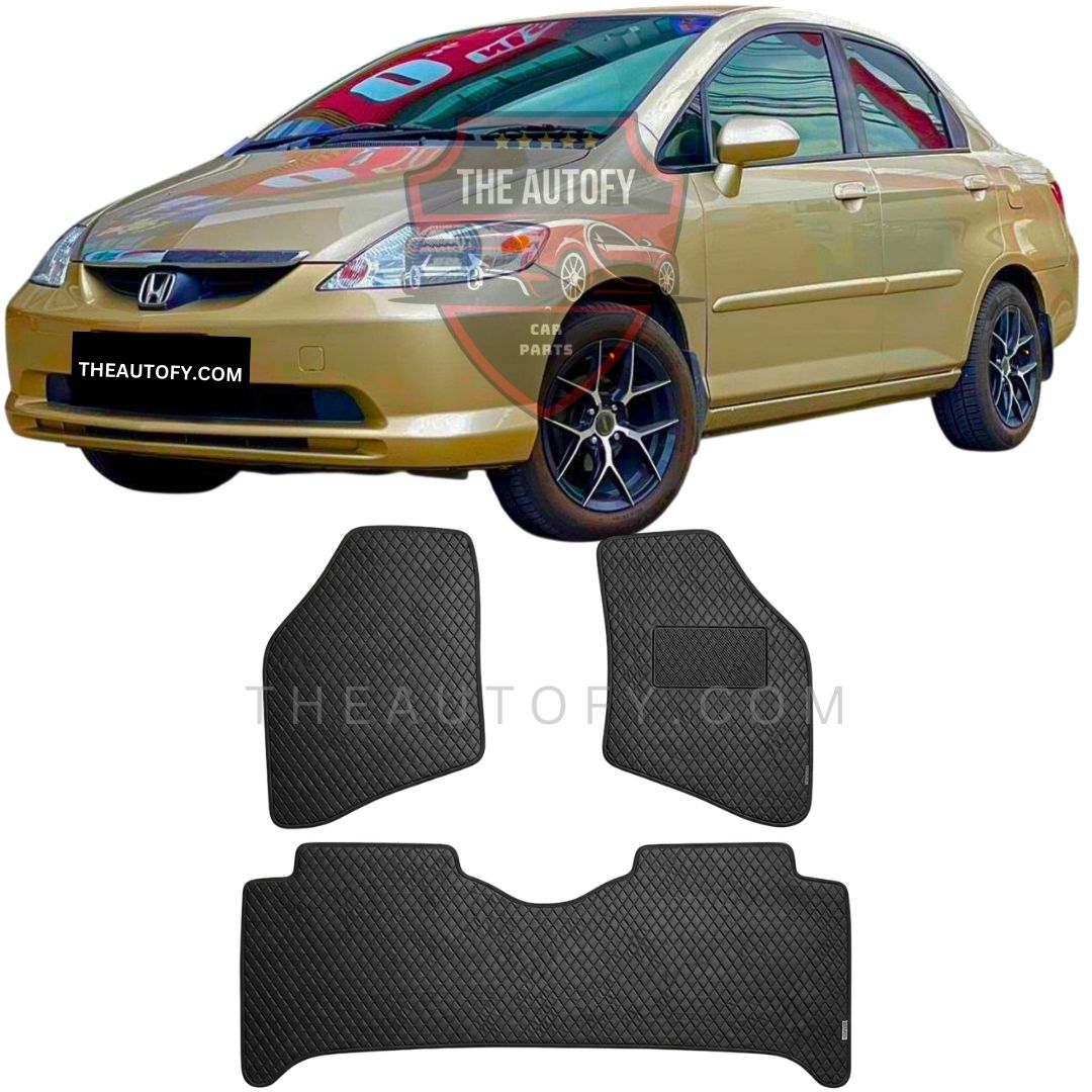 Honda City Rexine Floor Mats - Model 2003-2006