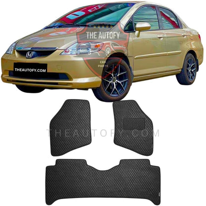 Honda City Rexine Floor Mats - Model 2003-2006