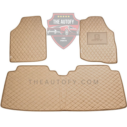 Honda City 7D Flat Floor Mats - Model 2009-2021