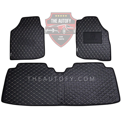 Honda City 7D Flat Floor Mats - Model 2009-2021