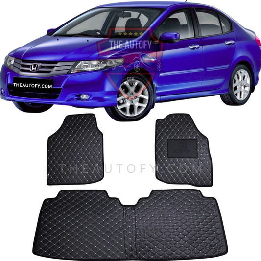 Honda City 7D Flat Floor Mats - Model 2009-2021