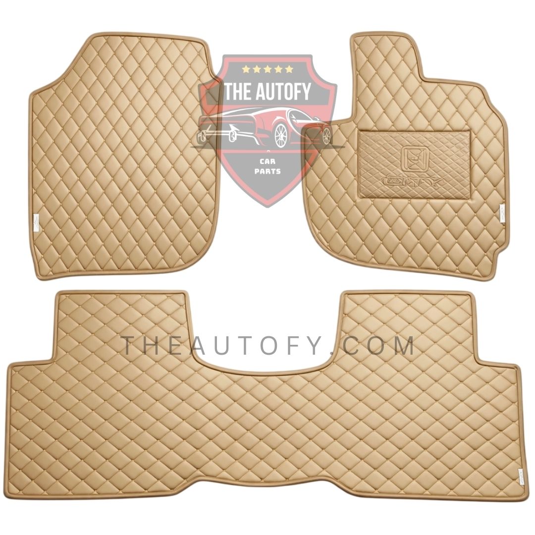 Honda City 7D Flat Floor Mats - Model 2021-2026